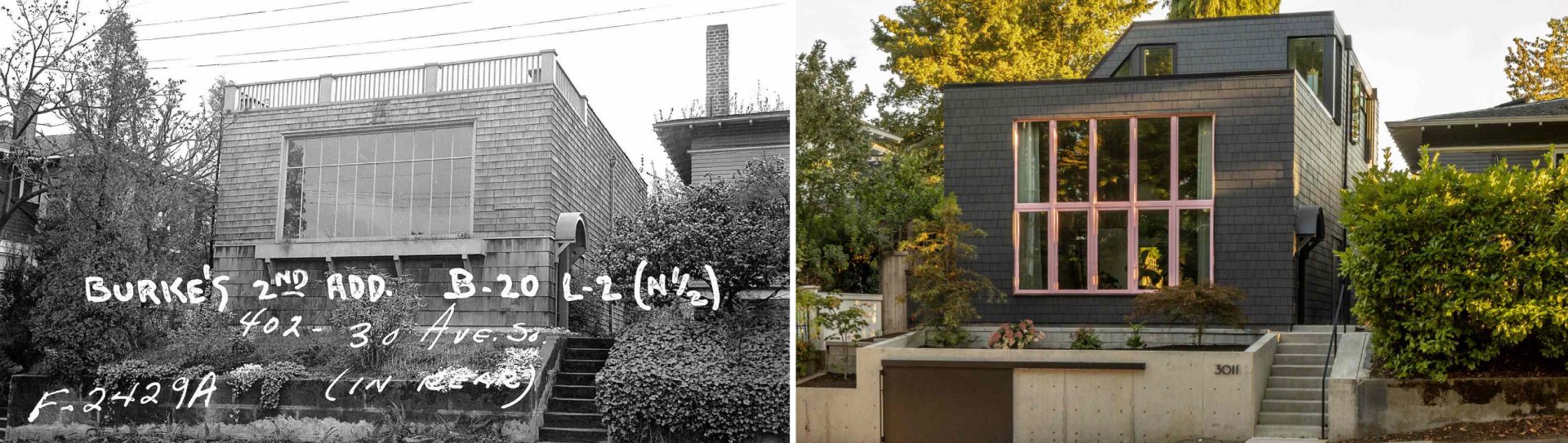 A church / art studio transformed into a 2 bedroom home.