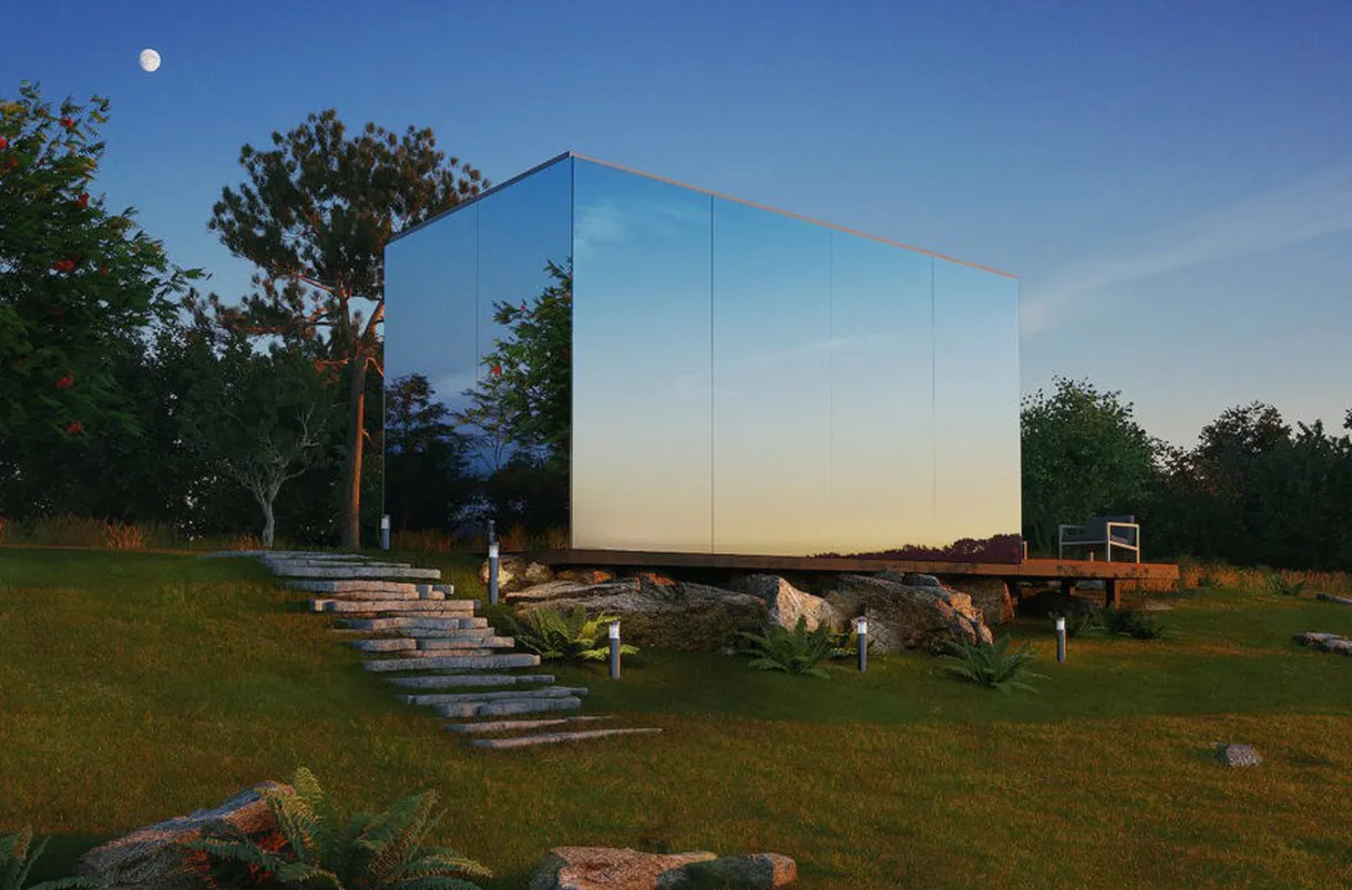 ÖÖD Houses are modular, prefabricated cabins blending Nordic design, mirrored glass, and clever interiors for compact, stylish living in nature.